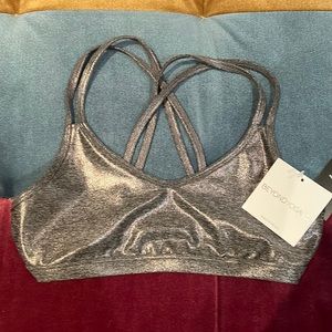 Beyond Yoga Dusted Double Back Bra